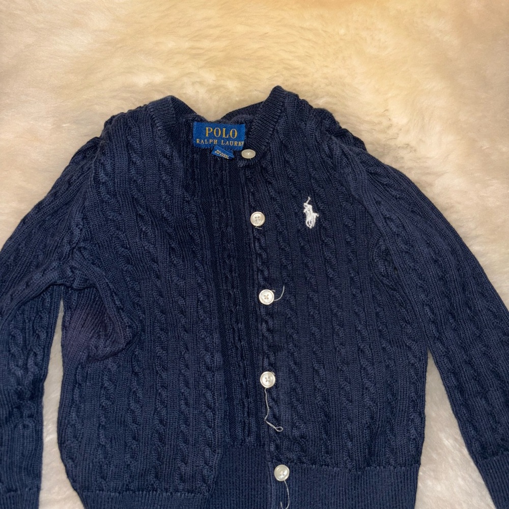 Polo by Ralph Lauren Dark Blue Knit Sweater